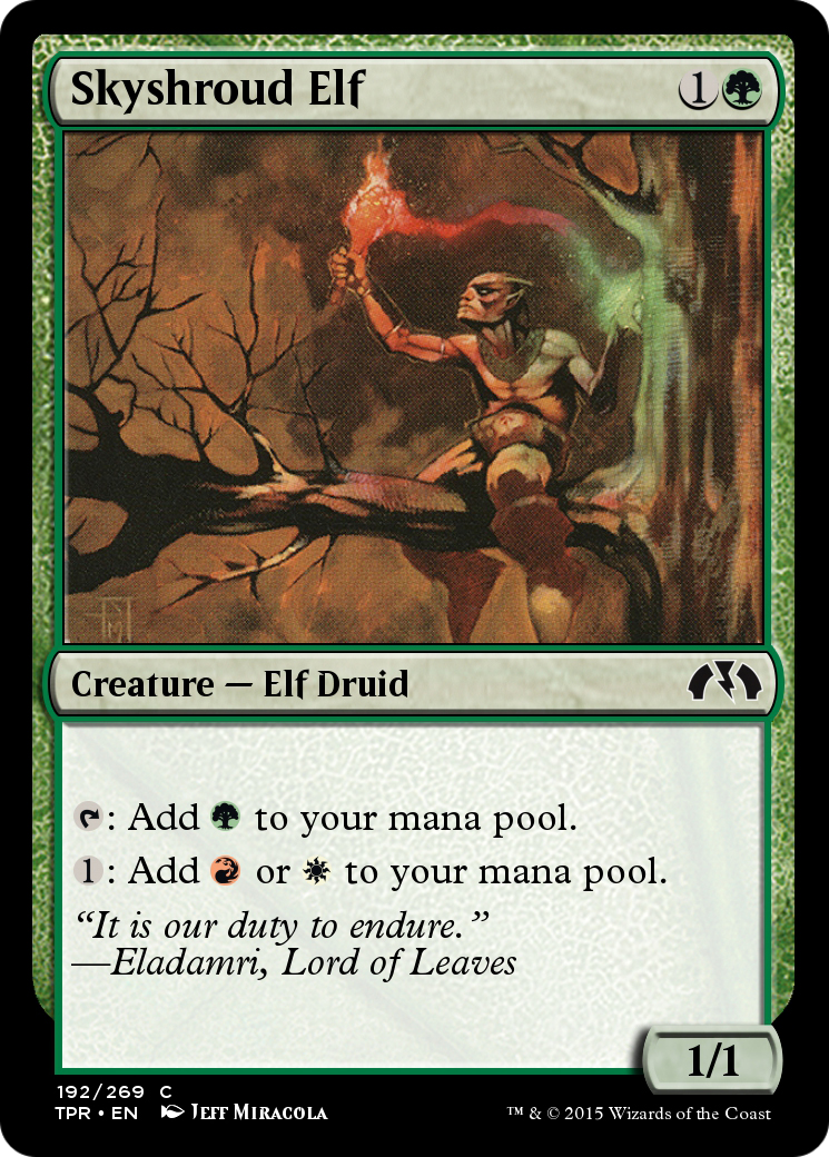 Skyshroud Elf (TPR-192)  Foil - Tempest Remastered