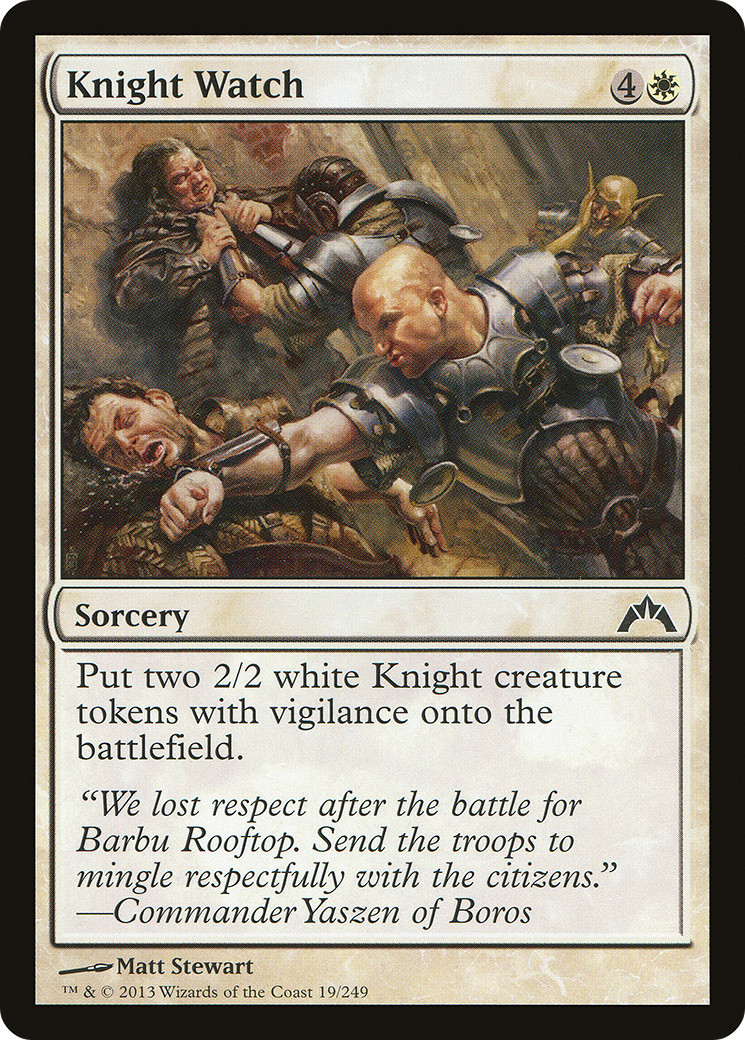 Knight Watch (GTC-019)  - Gatecrash