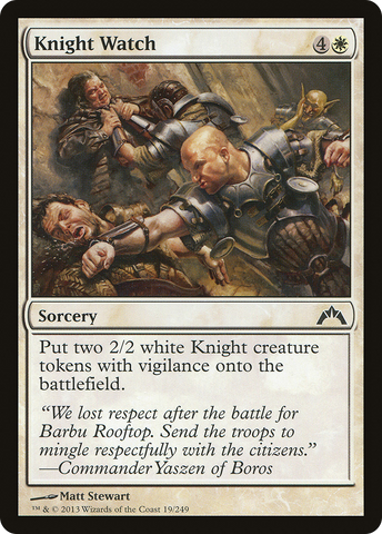 Knight Watch (GTC-019)  - Gatecrash