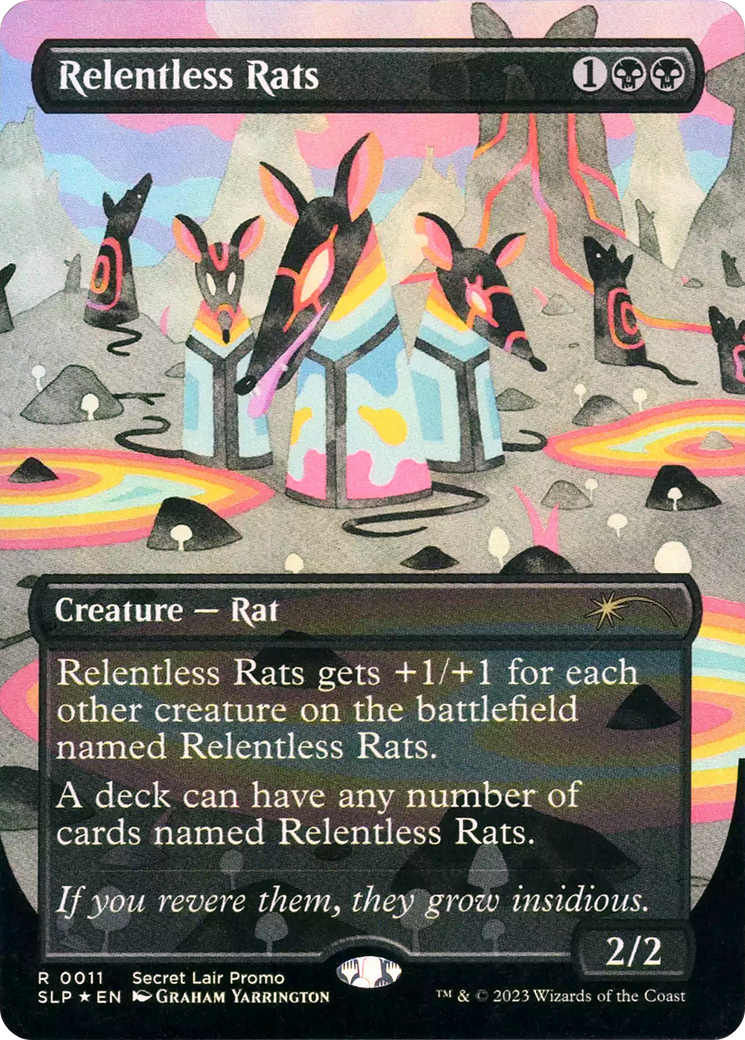 Relentless Rats (0011) (SLP-011)  - Secret Lair Showdown