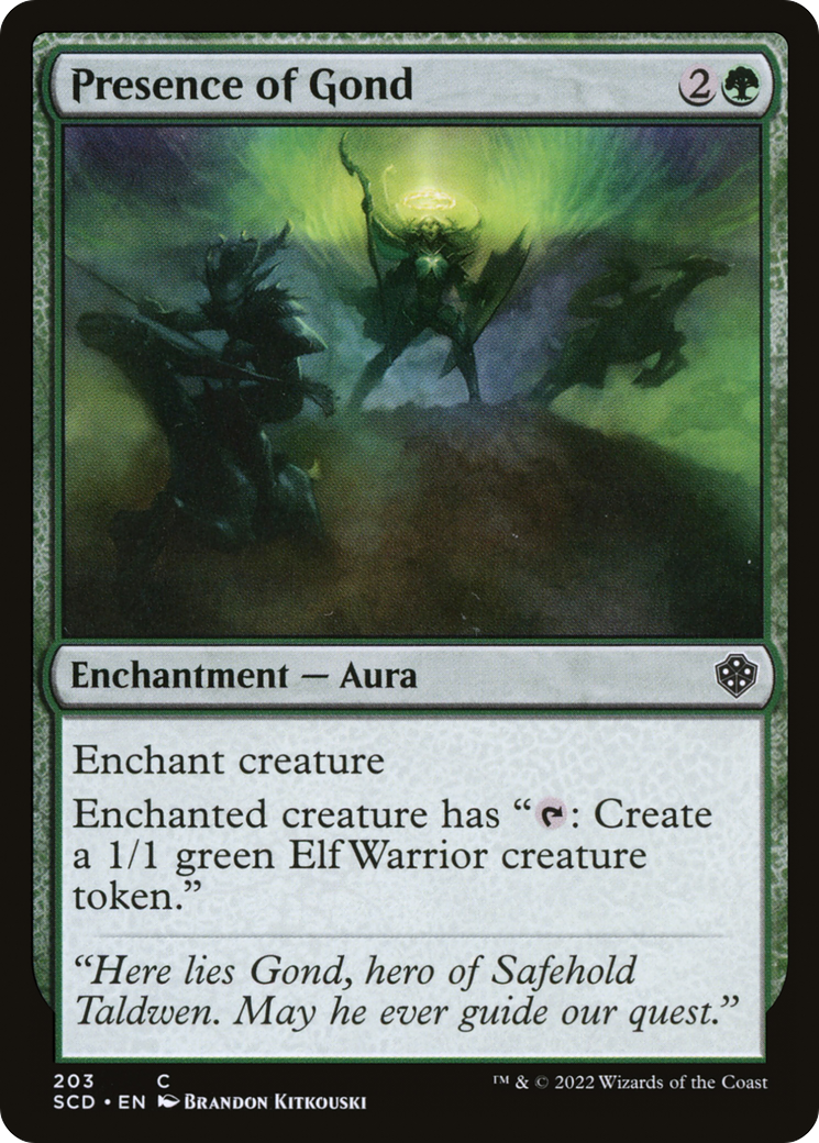 Presence of Gond (SCD-203)  - Starter Commander Decks