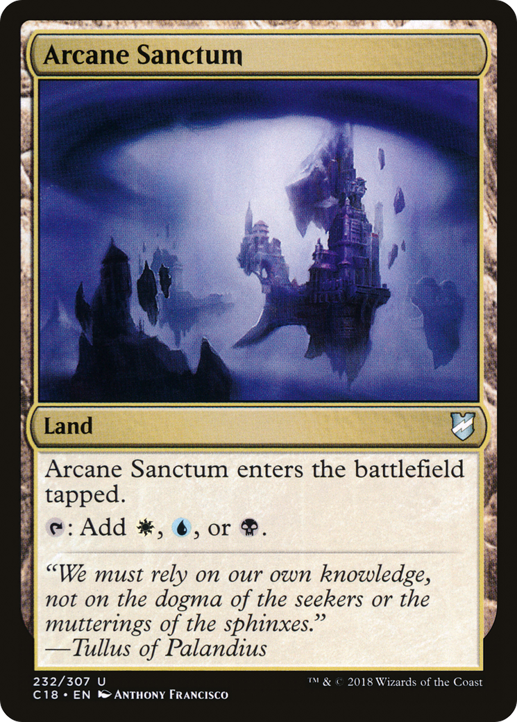 Arcane Sanctum (C18-232)  - Commander 2018