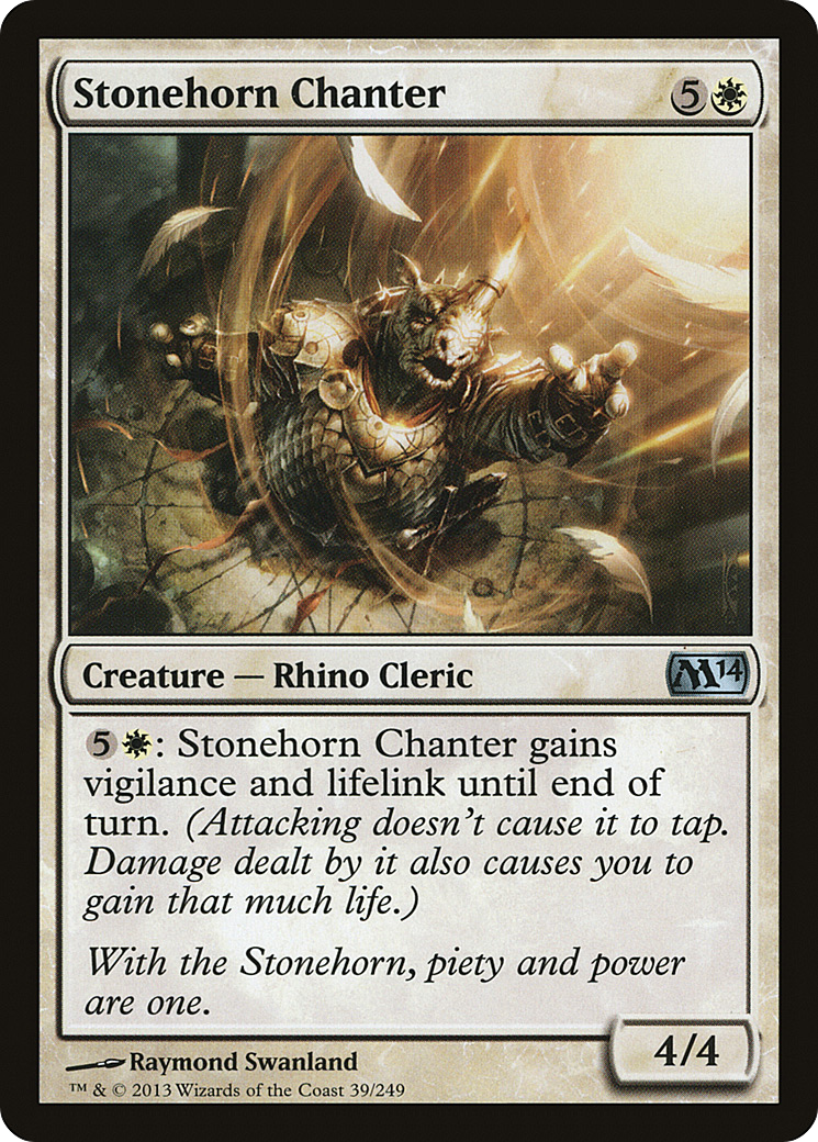 Stonehorn Chanter (M14-039)  Foil - Magic 2014
