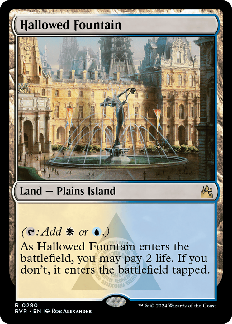 Hallowed Fountain (RVR-280)  - Ravnica Remastered