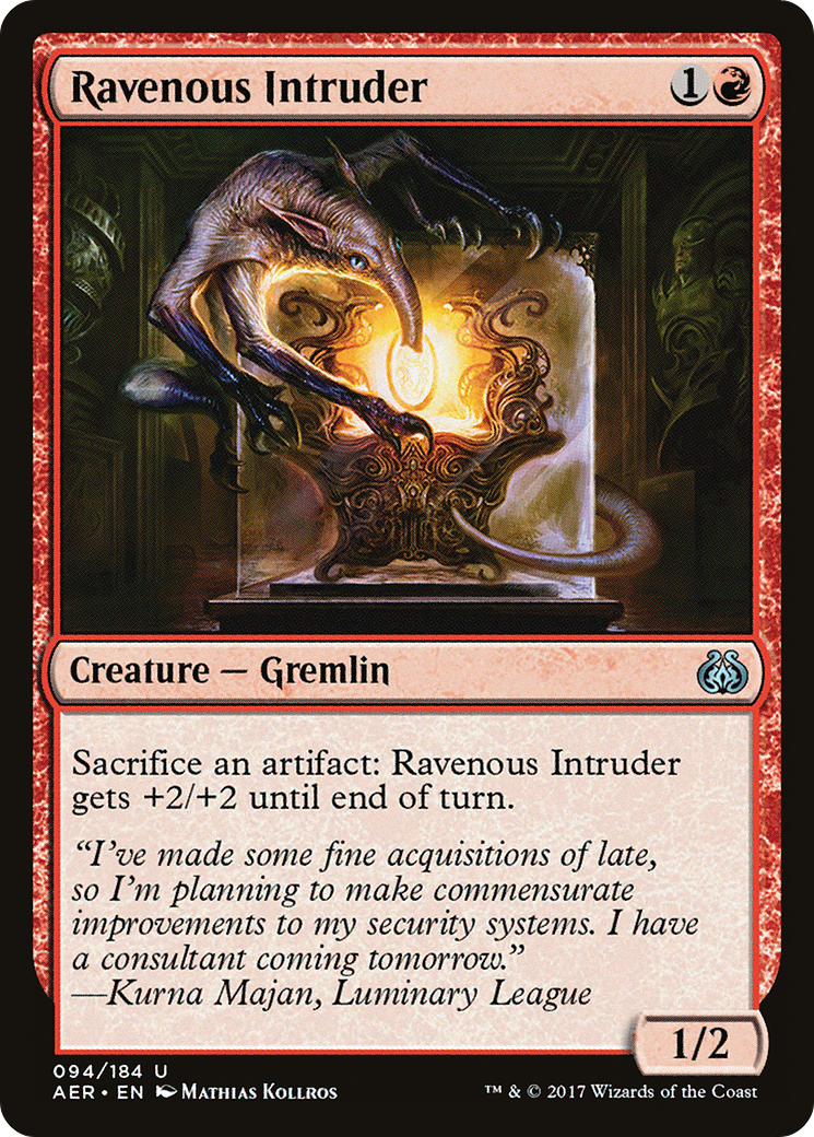 Ravenous Intruder (AER-094)  - Aether Revolt