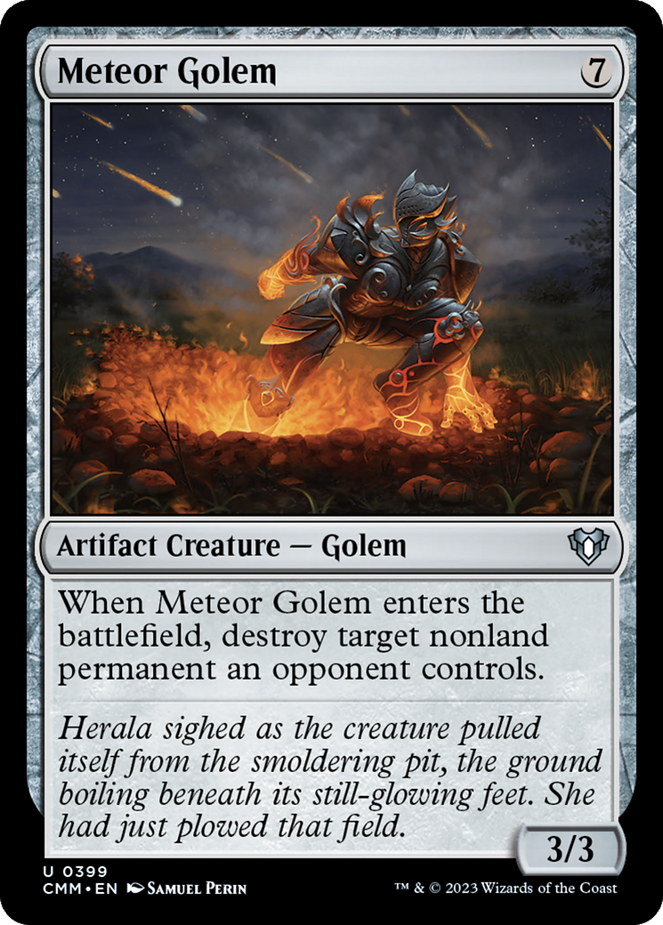 Meteor Golem (CMM-399)  - Commander Masters