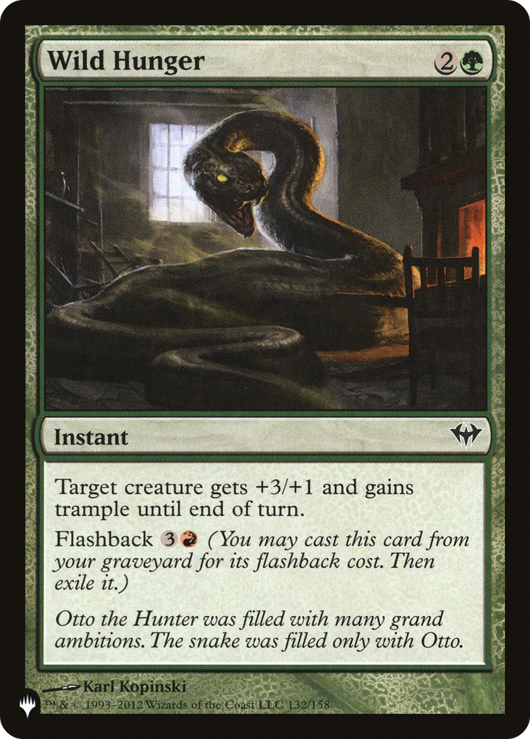 Wild Hunger (LIST-DKA-132)  - The List