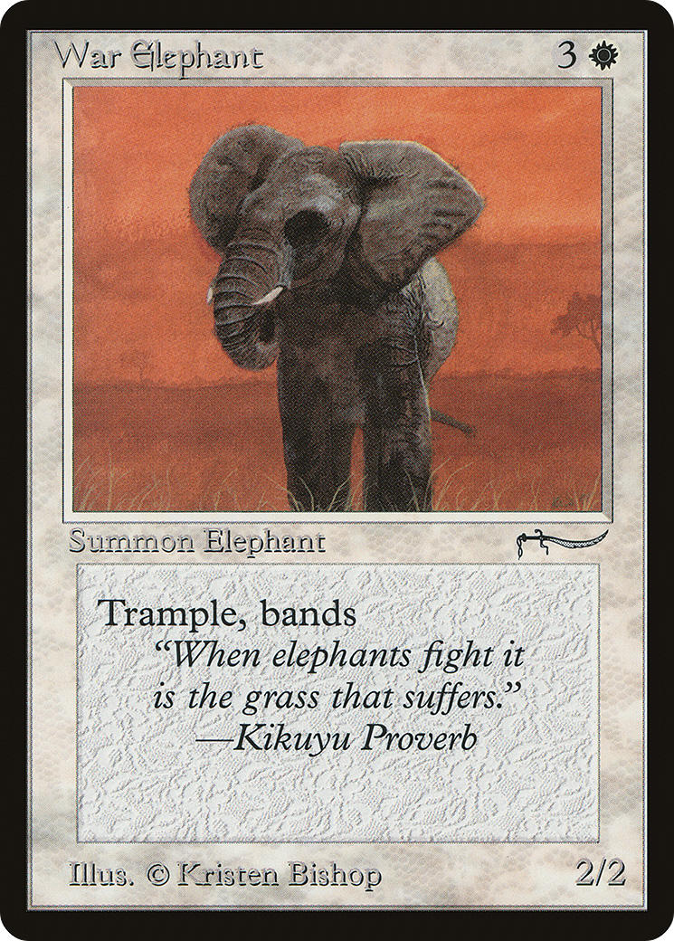 War Elephant (Light) (ARN-)  - Arabian Nights