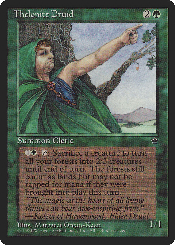 Thelonite Druid (FEM-)  - Fallen Empires