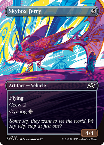 Skybox Ferry (Borderless) (DFT-332)  Foil - Aetherdrift