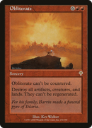 Obliterate (INV-156)  Foil - Invasion