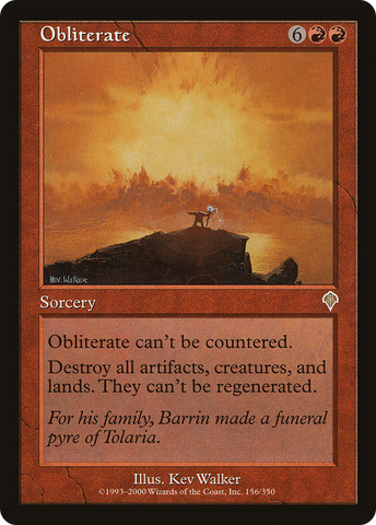Obliterate (INV-156)  - Invasion