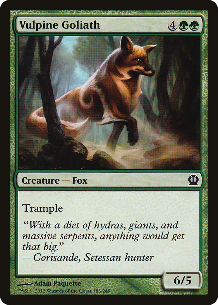 Vulpine Goliath (THS-183)  Foil - Theros
