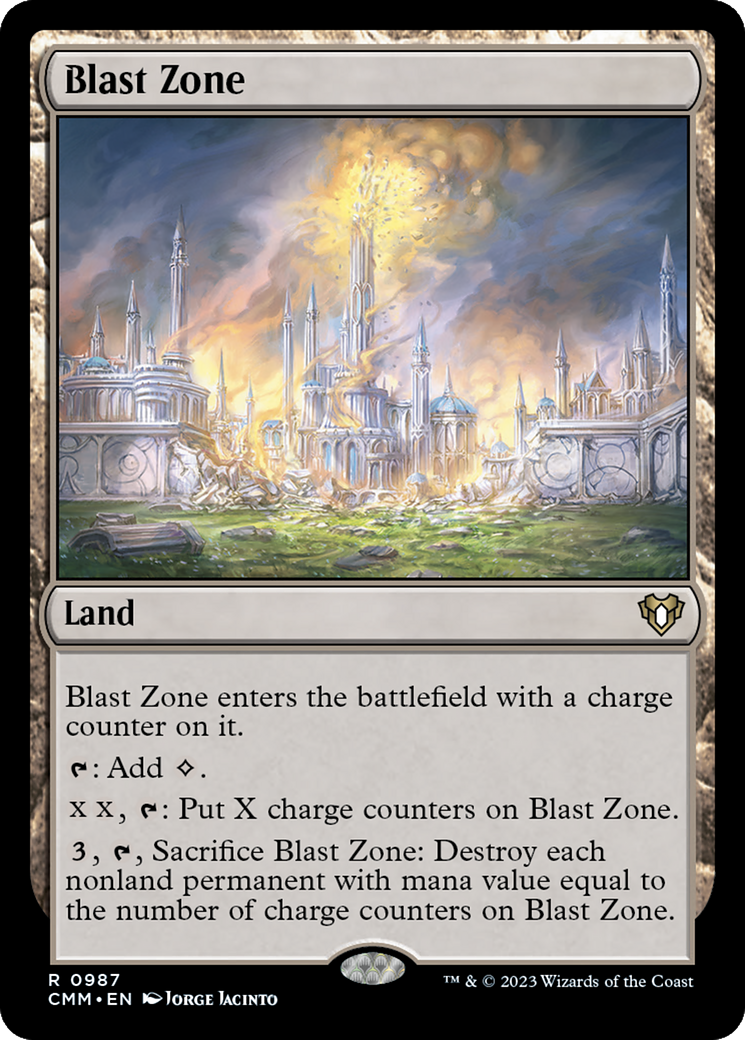 Blast Zone (CMM-987)  - Commander Masters