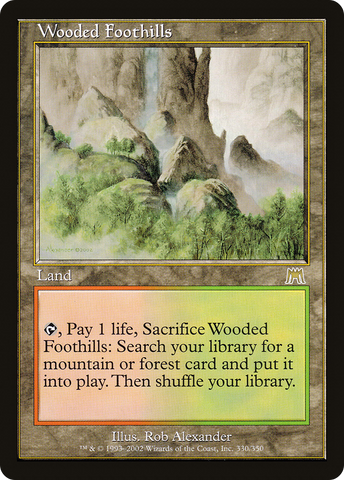 Wooded Foothills (ONS-330)  Foil - Onslaught