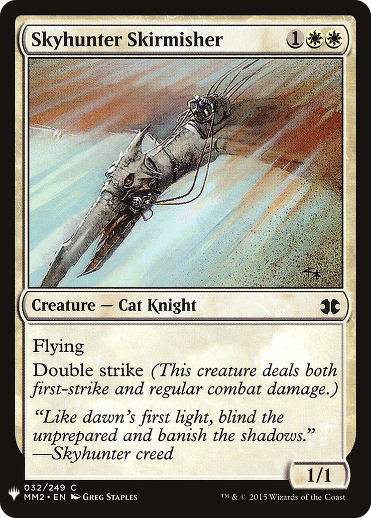 Skyhunter Skirmisher (LIST-032)  - The List