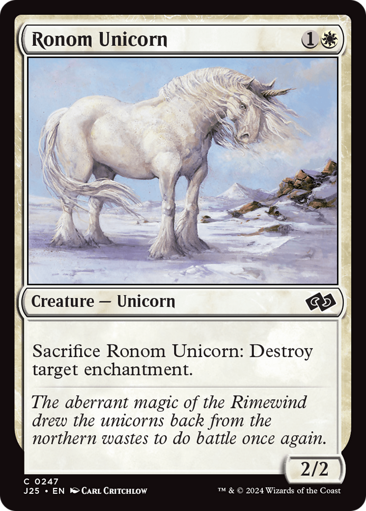 Ronom Unicorn (J25-247)  - Foundations Jumpstart
