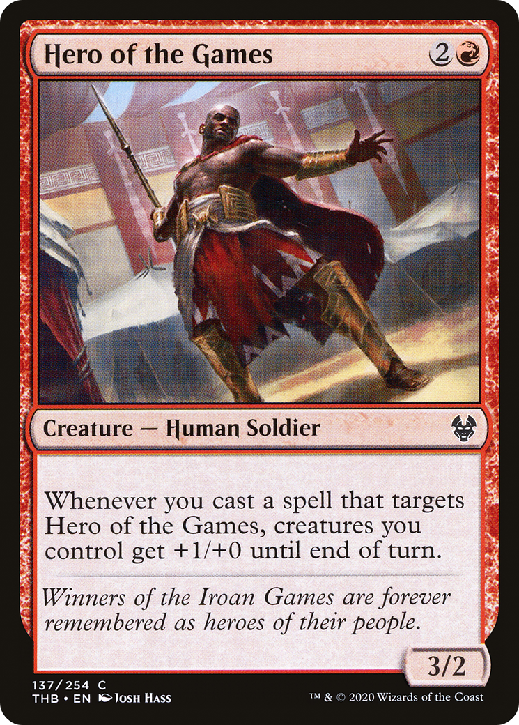 Hero of the Games (THB-137)  Foil - Theros Beyond Death
