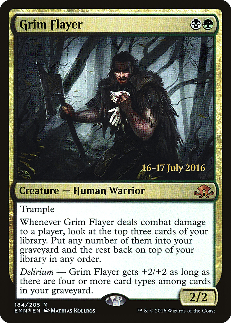 Grim Flayer (PRE-184S) - Eldritch Moon Promos Foil