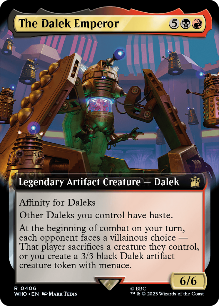 The Dalek Emperor (Extended Art) (WHO-406)  - Doctor Who: (Extended Art)