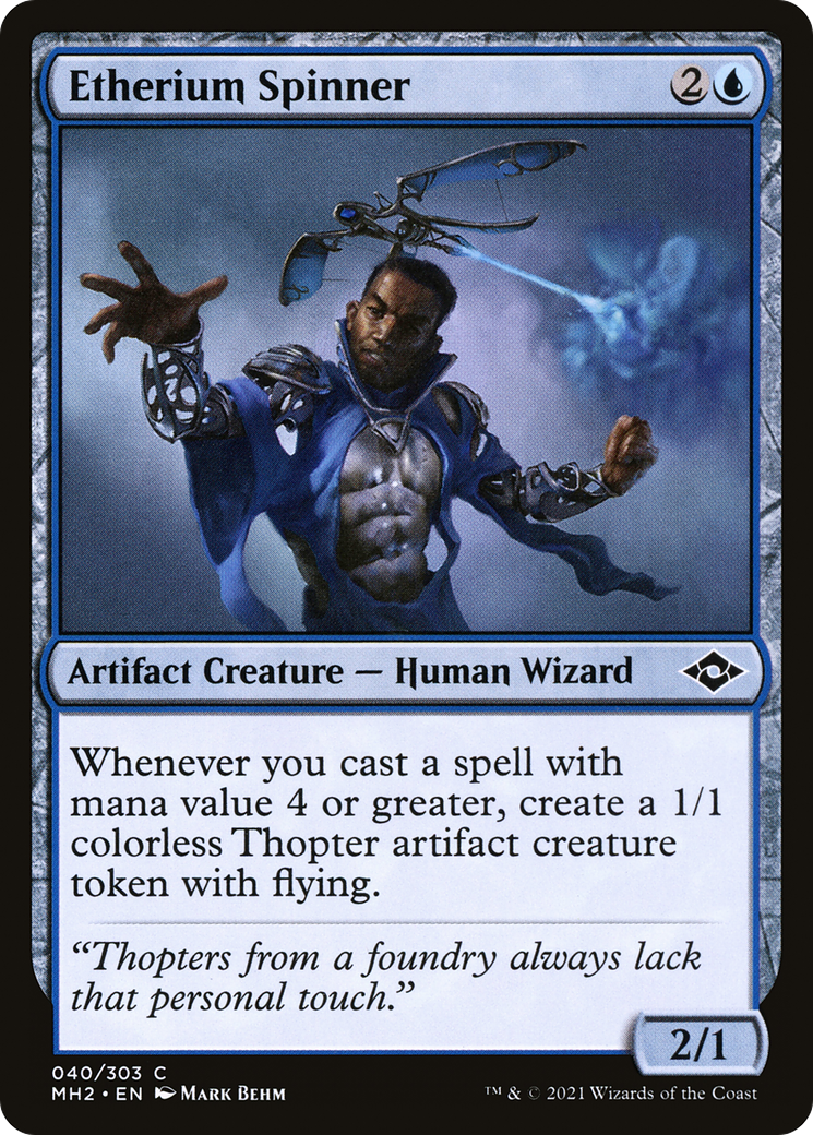 Etherium Spinner (MH2-040)  Foil - Modern Horizons 2