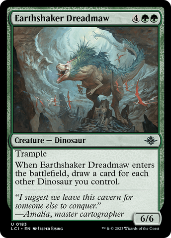 Earthshaker Dreadmaw (LCI-183)  - The Lost Caverns of Ixalan