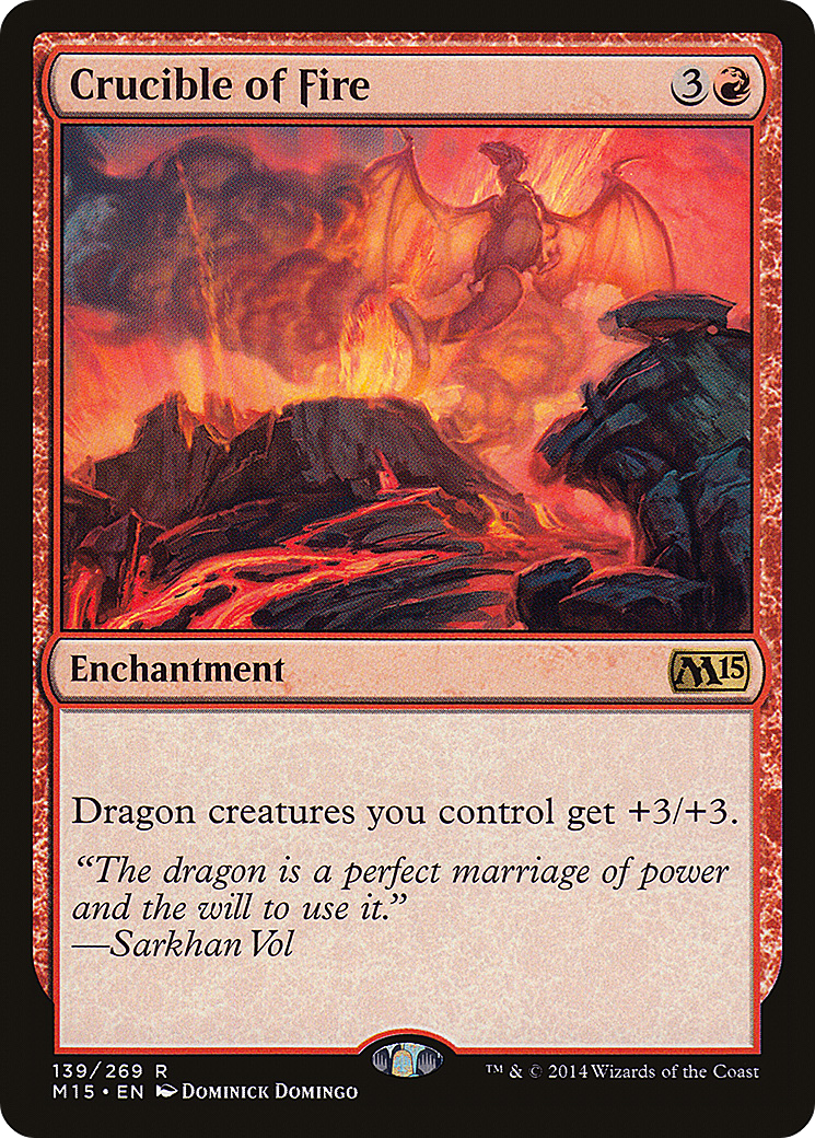 Crucible of Fire (M15-139)  Foil - Magic 2015