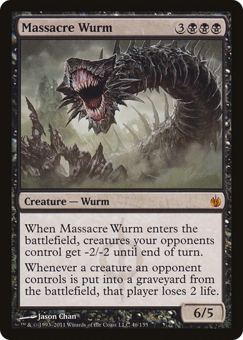 Massacre Wurm (MBS-046)  - Mirrodin Besieged