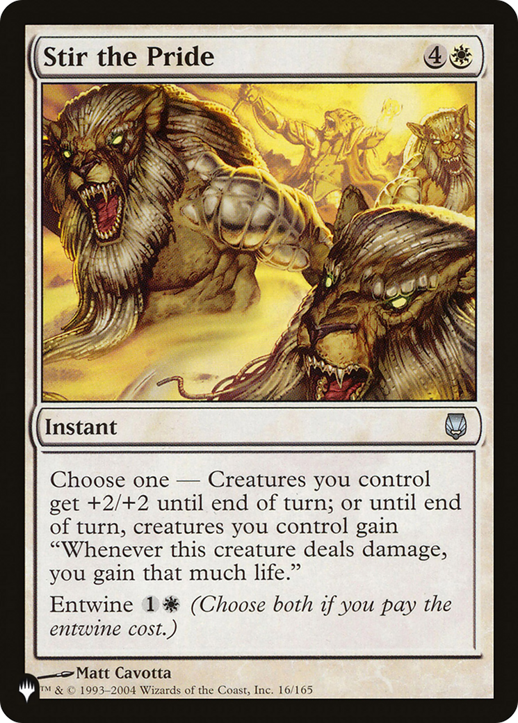 Stir the Pride (LIST-DST-16)  - The List