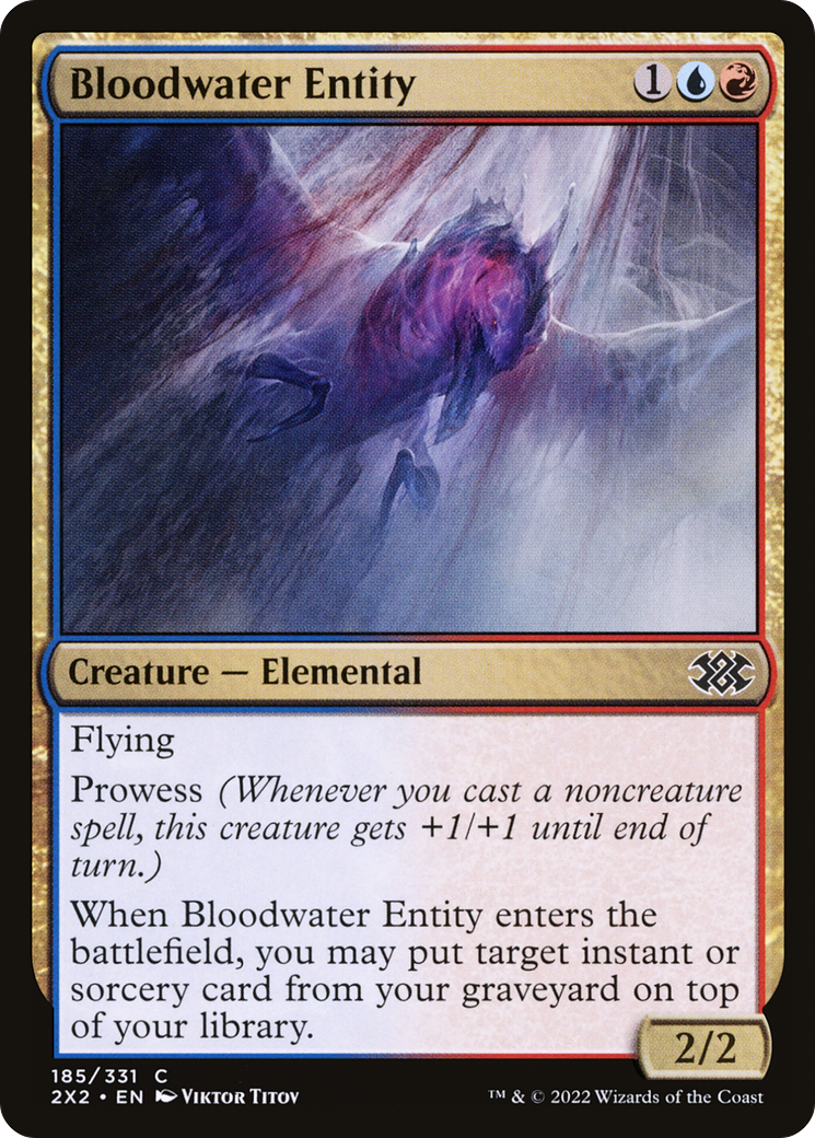 Bloodwater Entity (2X2-185)  - Double Masters 2022