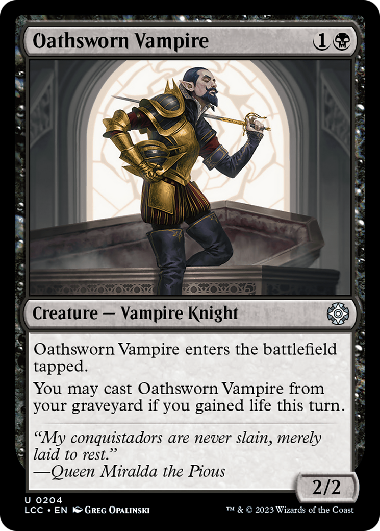 Oathsworn Vampire (LCC-204)  - The Lost Caverns of Ixalan Commander