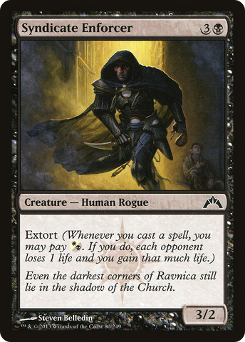 Syndicate Enforcer (GTC-080)  Foil - Gatecrash