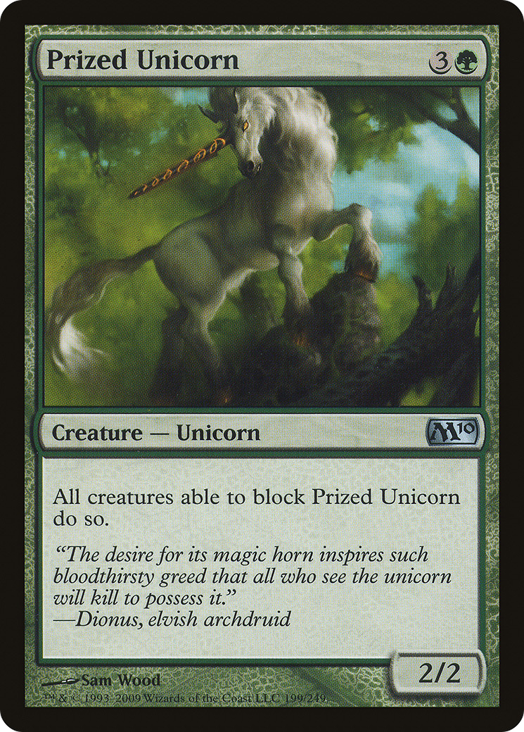 Prized Unicorn (M10-199)  - Magic 2010
