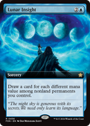 Lunar Insight (Extended Art) (FDN-456)  Foil - Foundations: (Extended Art)
