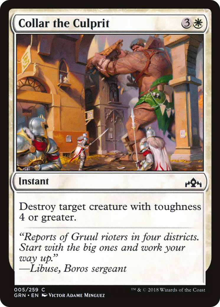 Collar the Culprit (GRN-005)  Foil - Guilds of Ravnica