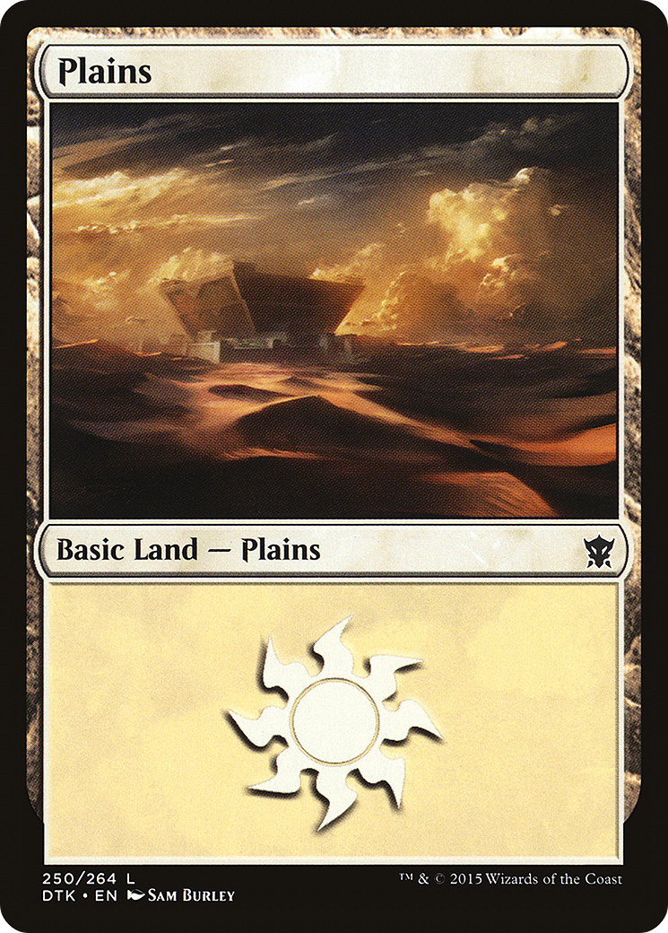 Plains (250) (DTK-250) - Dragons of Tarkir