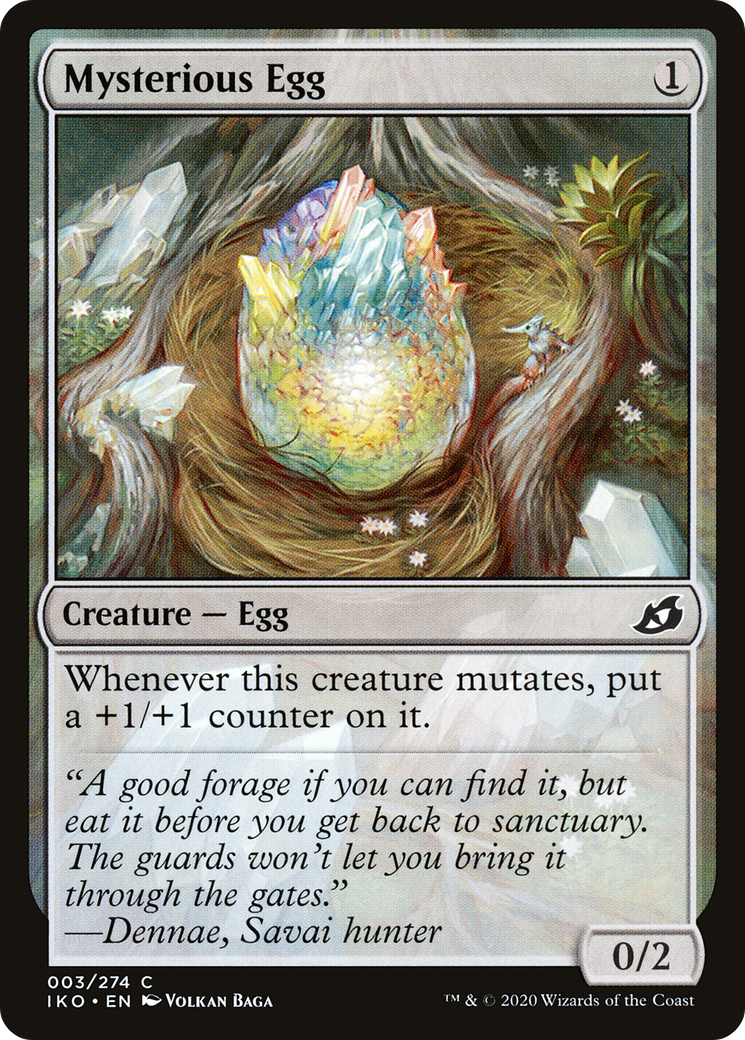 Mysterious Egg (IKO-003) - Ikoria: Lair of Behemoths