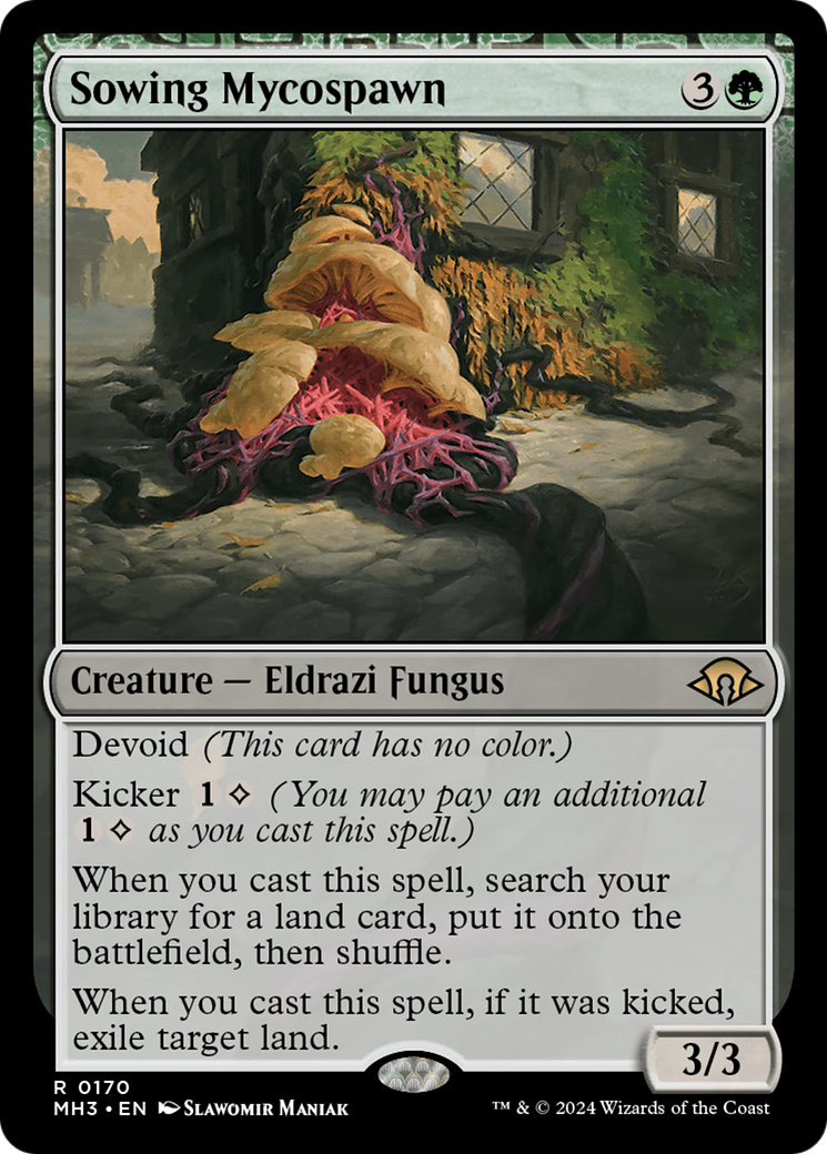 Sowing Mycospawn (MH3-170)  - Modern Horizons 3: (devoid)