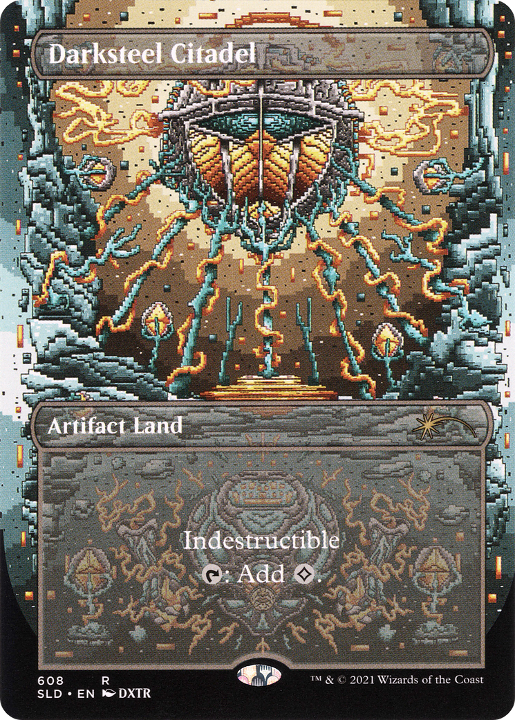 Darksteel Citadel (SLD-608)  Foil - Secret Lair Drop (Borderless)