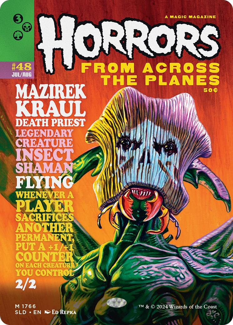 Mazirek, Kraul Death Priest (SLD-1766) - Secret Lair Drop (Borderless) Foil