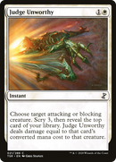 Judge Unworthy (TSR-021)  Foil - Time Spiral Remastered