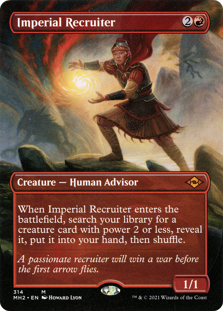 Imperial Recruiter (Borderless) (MH2-314)  Foil - Modern Horizons 2