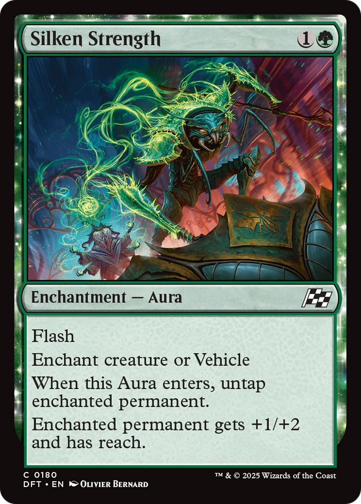 Silken Strength (DFT-180)  Foil - Aetherdrift: (enchantment)