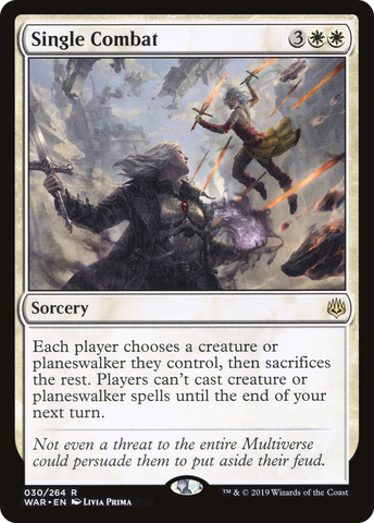 Single Combat (WAR-030)  Foil - War of the Spark