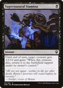Supernatural Stamina (CMR-151)  - Commander Legends