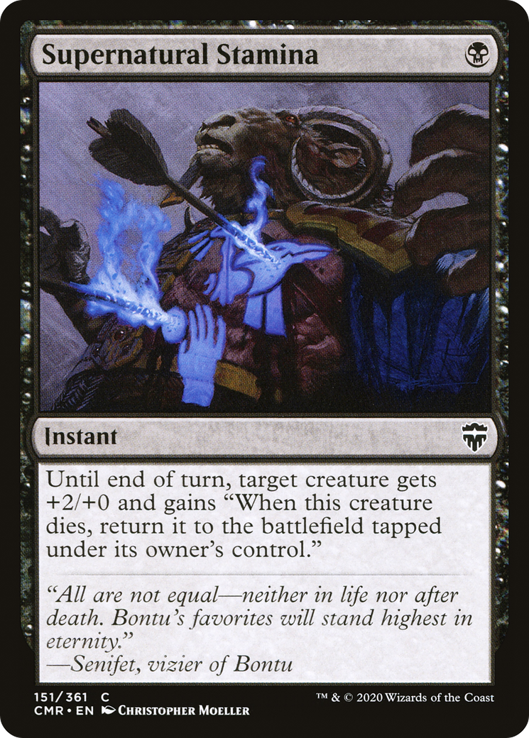 Supernatural Stamina (CMR-151)  - Commander Legends