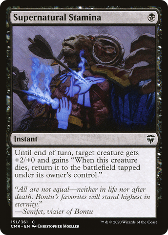 Supernatural Stamina (CMR-151)  - Commander Legends