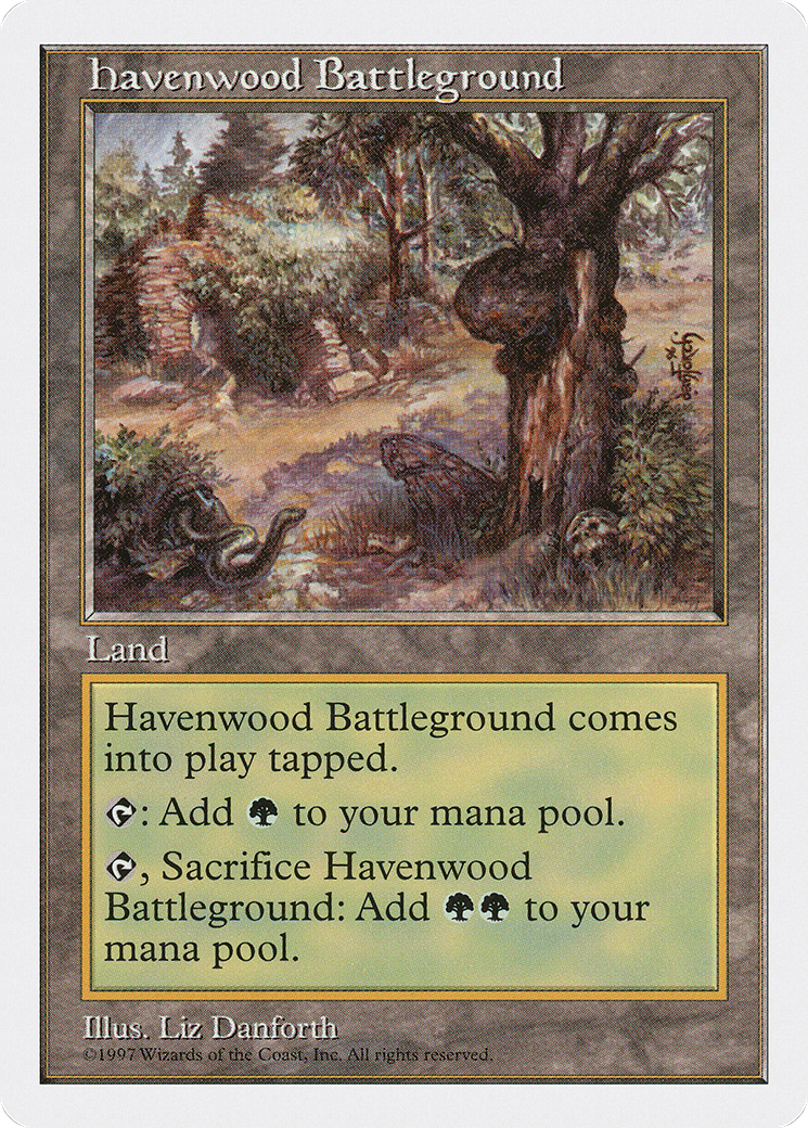 Havenwood Battleground (5ED-)  - Fifth Edition