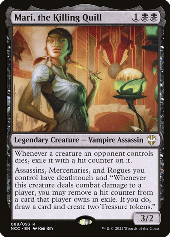 Mari, the Killing Quill (NCC-089)  Foil - New Capenna Commander