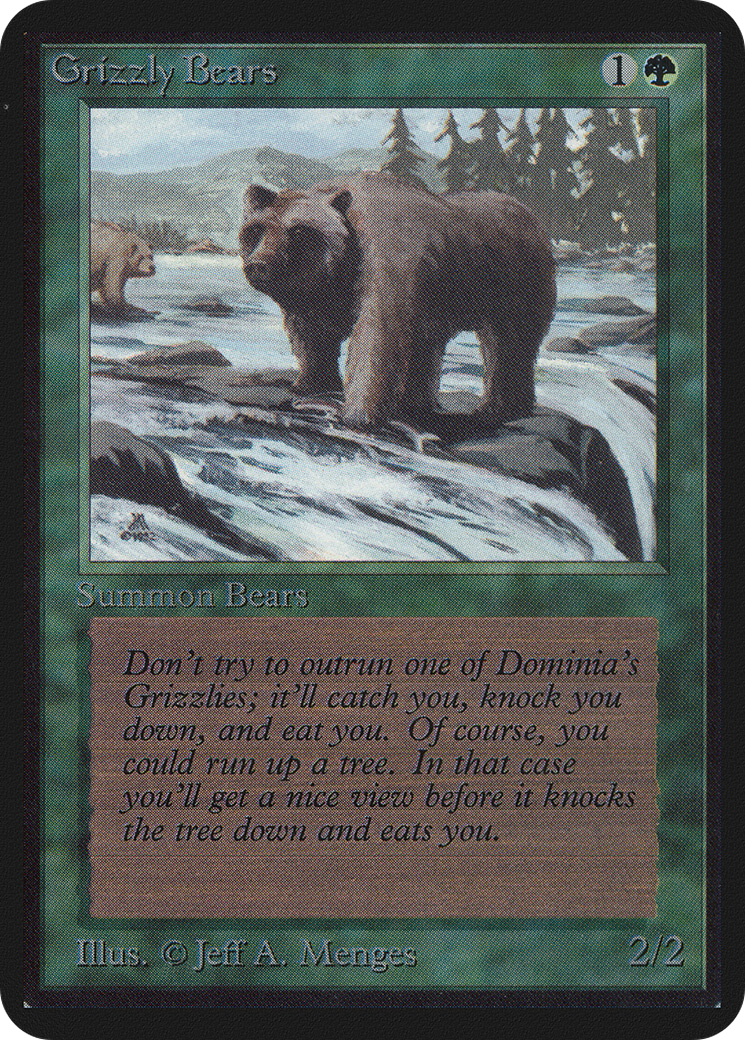 Grizzly Bears (LEA-)  - Limited Edition Alpha